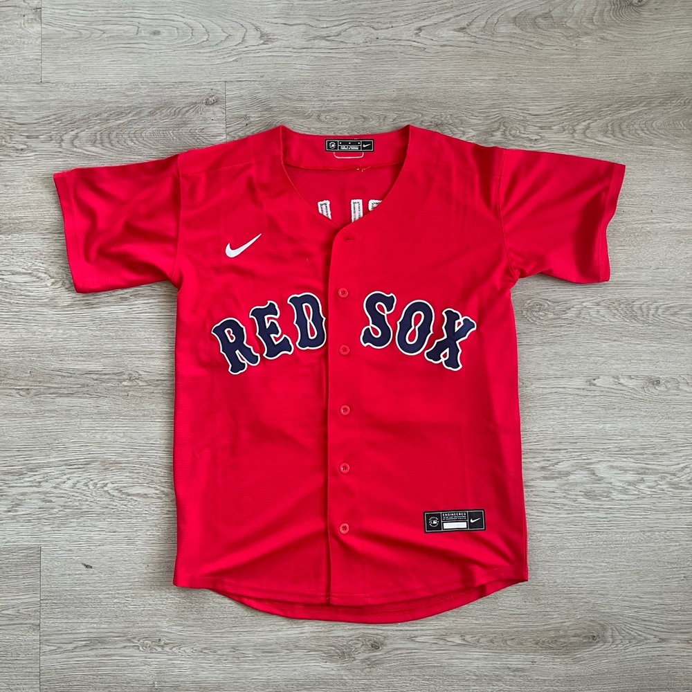 Nike Boston Red Sox #66 Brayan Bello Red Jersey